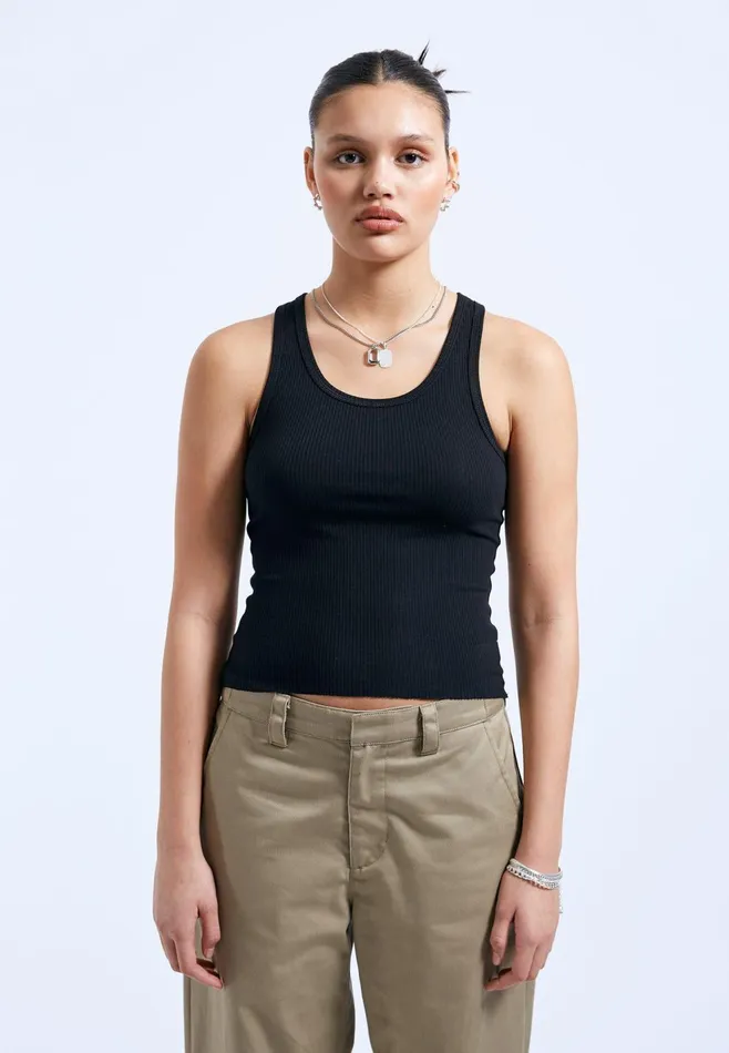Demi Tank Top 8211 Black Black Women Dr Denim Tees and Tanks