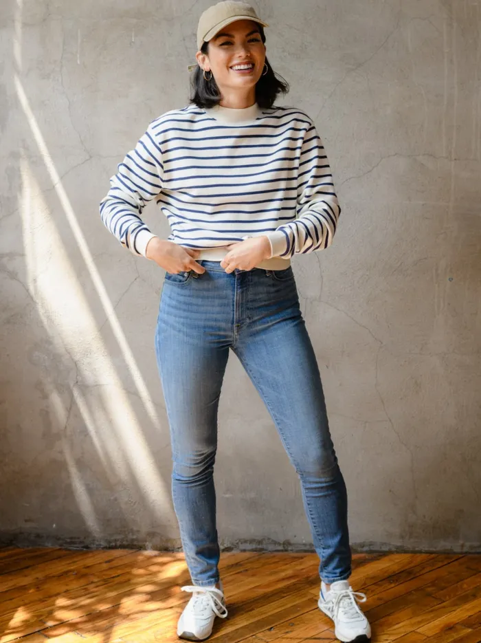 Denim Clarissa High Rise Jean Mid Blue Wash Able Women