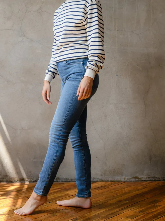 Denim Clarissa High Rise Jean Mid Blue Wash Able Women