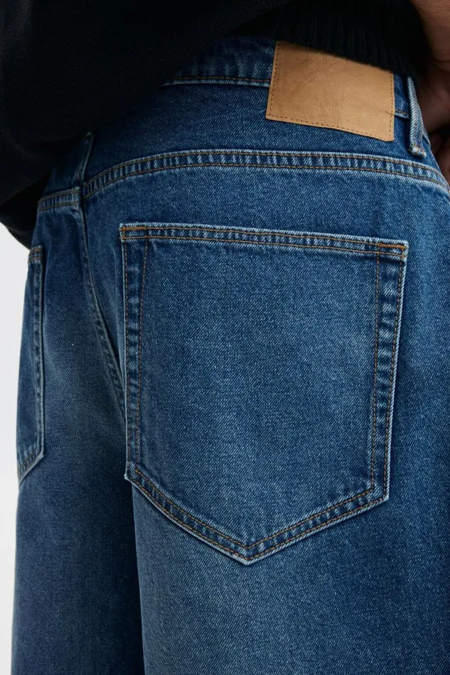 Denim Jort Shock Blue Wash Men Cotton On Shorts