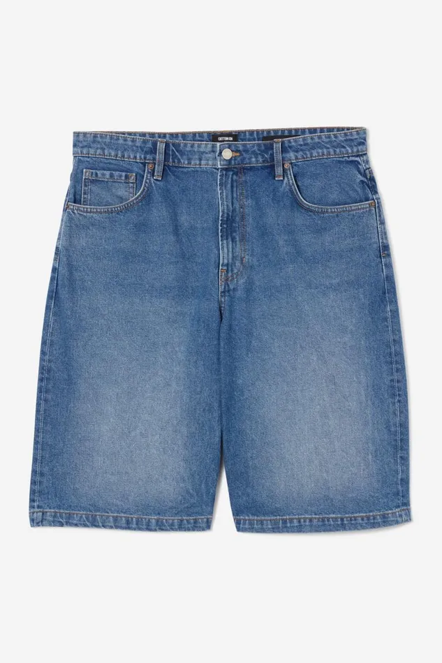 Denim Jort Shock Blue Wash Men Cotton On Shorts