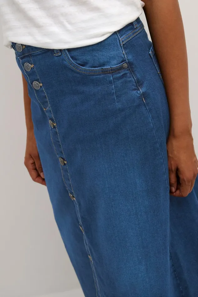 Denim Styles Women CULTURE CUami Denim Skirt Dark Blue Wash