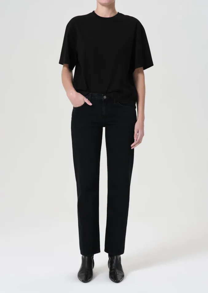 Denim Women Agolde Amber Jean In Crushed