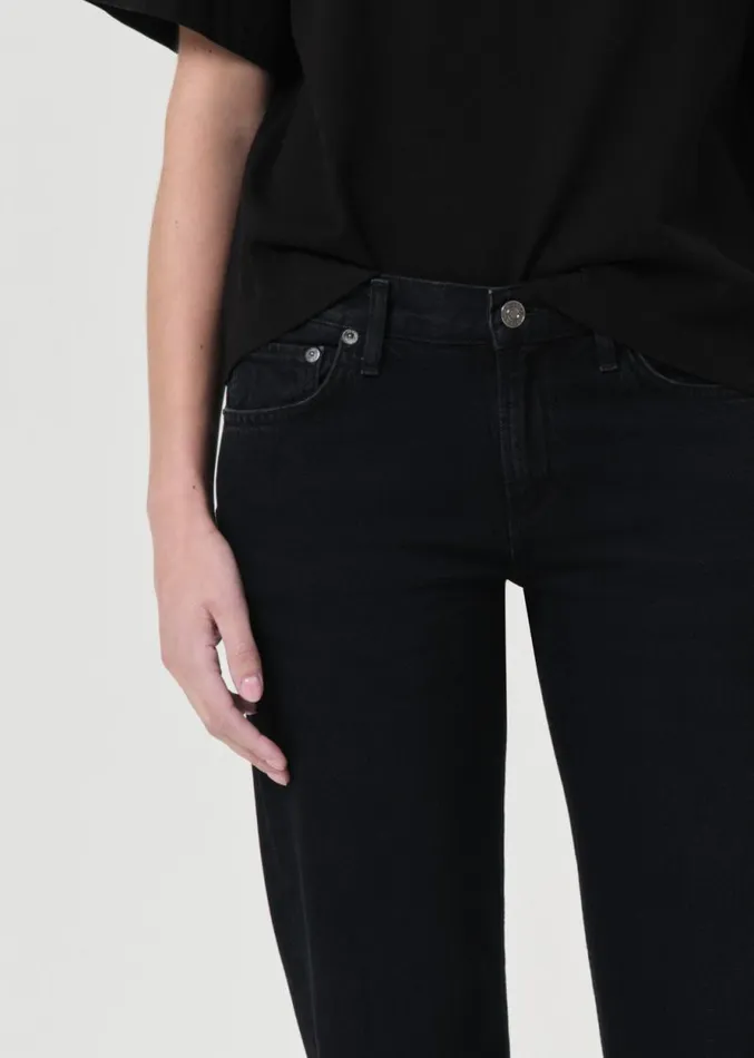 Denim Women Agolde Amber Jean In Crushed