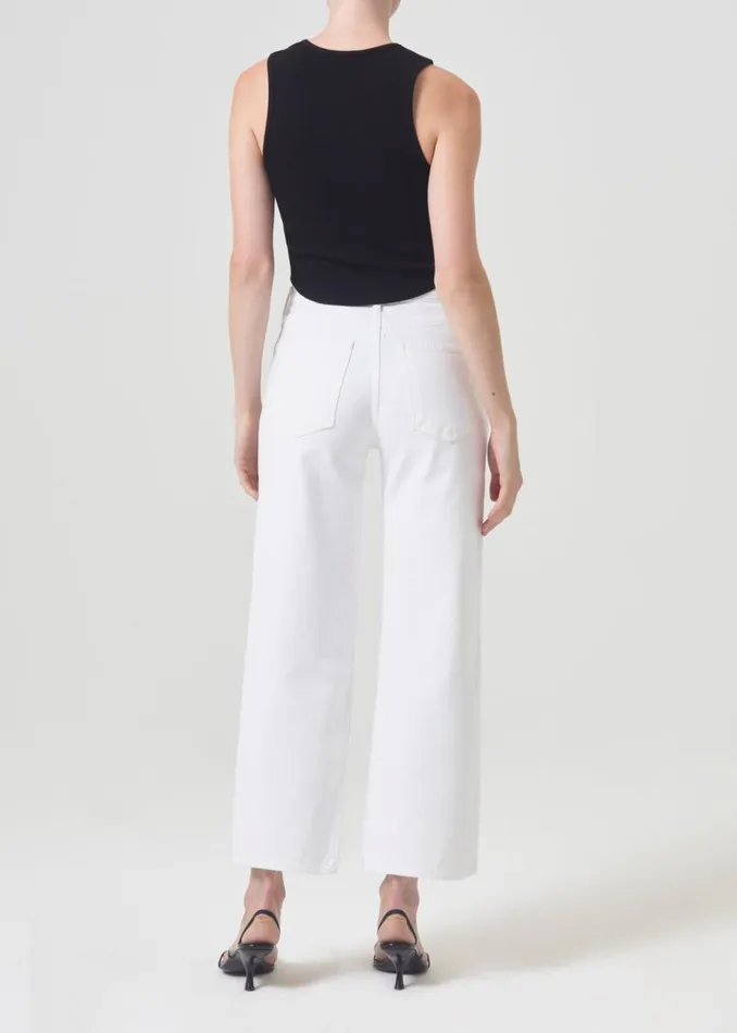 Denim Women Agolde Harper Crop Jean In Sour Cream
