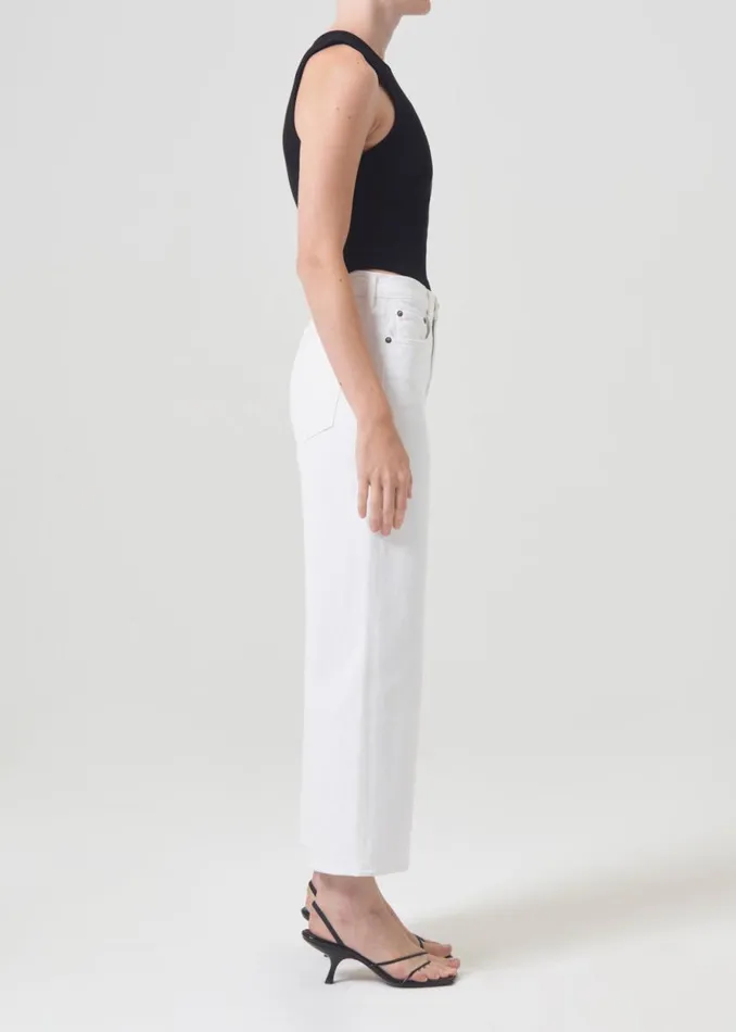 Denim Women Agolde Harper Crop Jean In Sour Cream