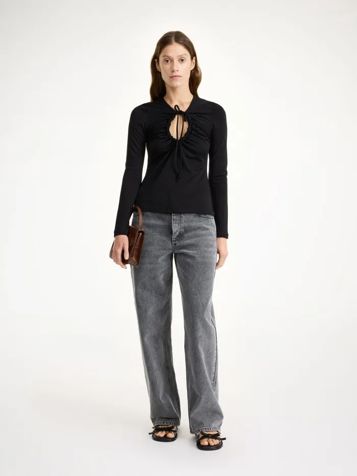 Derja Blouse Black Women By Malene Birger Tops and Blouses
