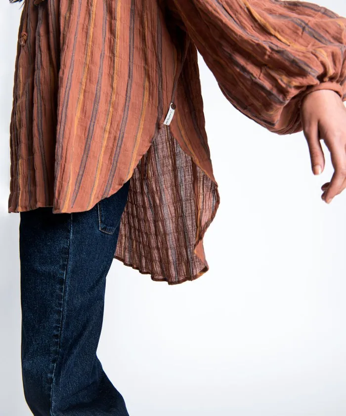 DESERT STRIPE TANGIERS TUNIC Women One Teaspoon Tops DESERT STRIPE TANGIERS TUNIC Women One Teaspoon Tops