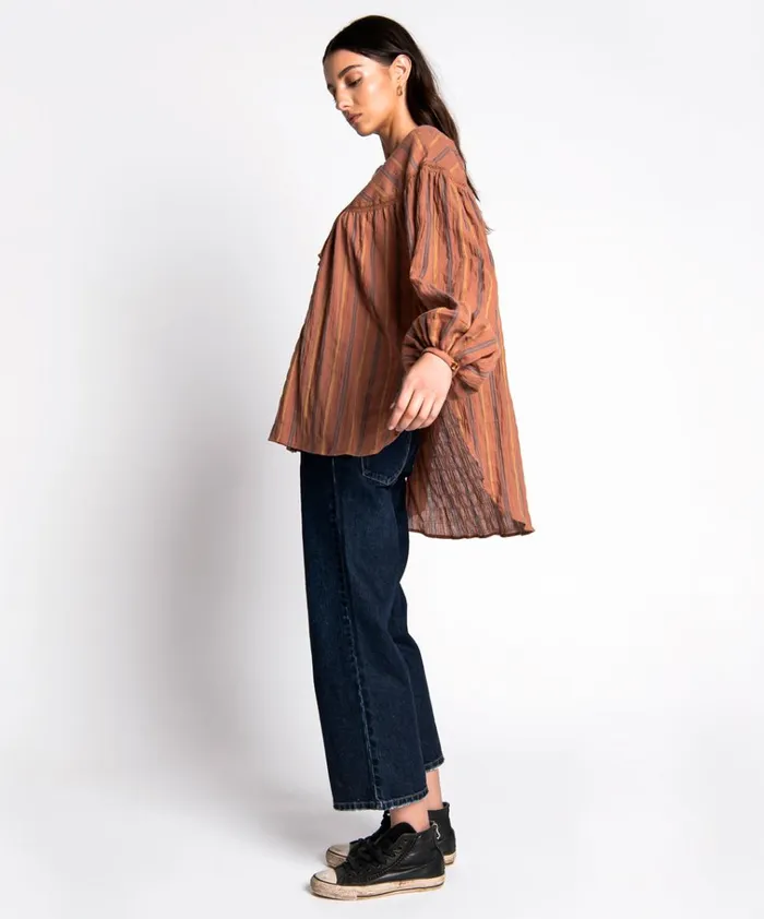 DESERT STRIPE TANGIERS TUNIC Women One Teaspoon Tops DESERT STRIPE TANGIERS TUNIC Women One Teaspoon Tops