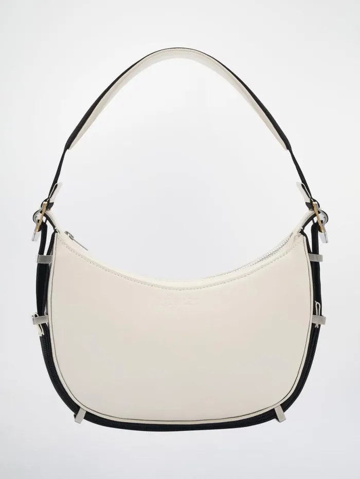 Dion Lee Bags SMALL UTILITY SHOULDER BAG Ivoryblack 8211 Accessories