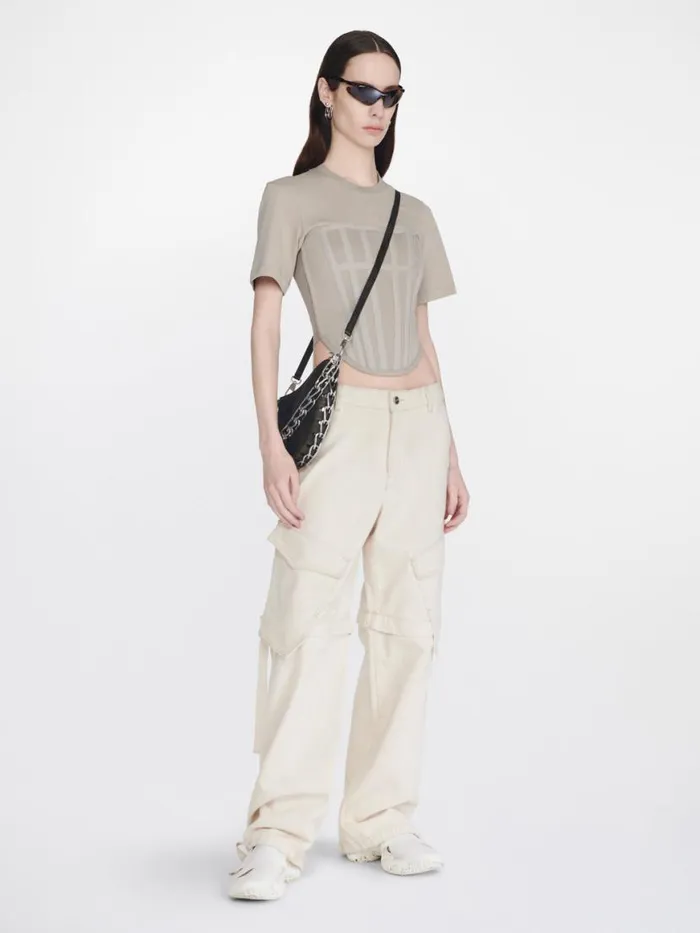 Dion Lee Core CORSET TEE Alloy 8211 UnisexShop