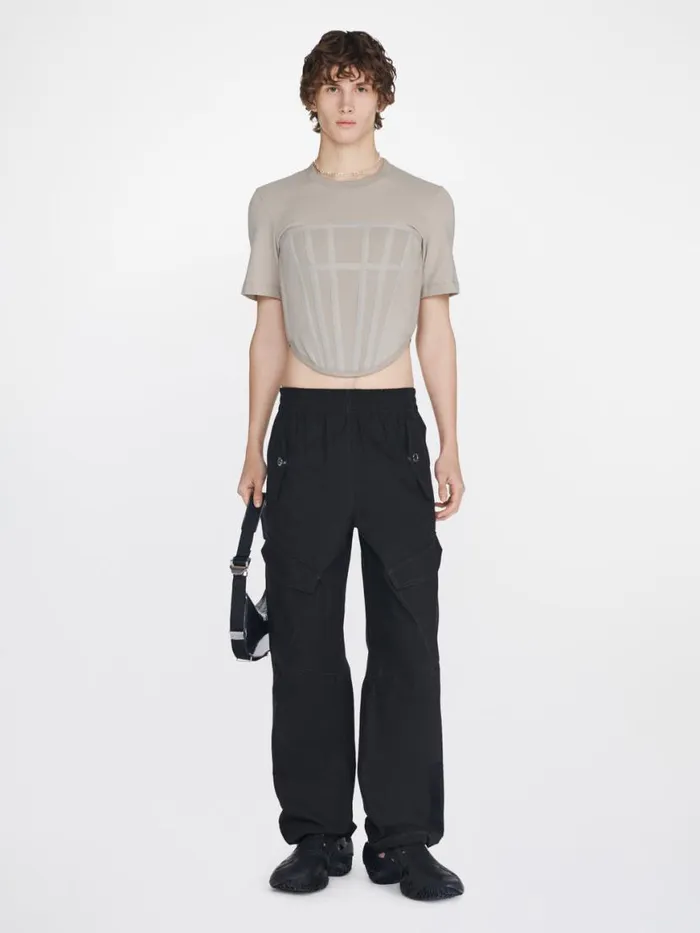 Dion Lee Core CORSET TEE Alloy 8211 UnisexShop