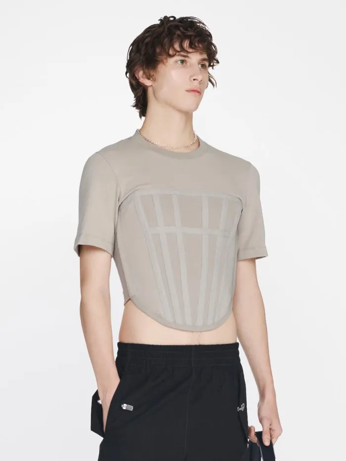 Dion Lee Core CORSET TEE Alloy 8211 UnisexShop
