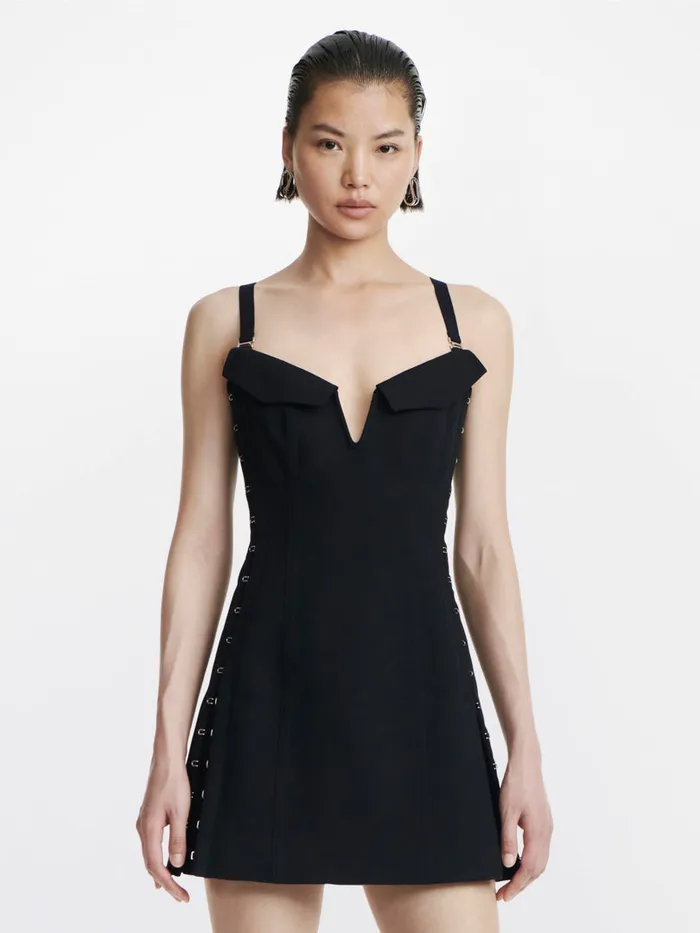 Dion Lee Core HOOK and EYE POCKET DRESS Black 8211 Shop