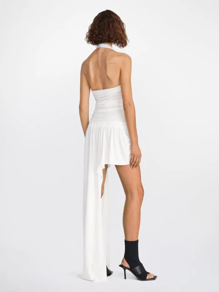 Dion Lee Dresses SAFETY SLIDER GATHERED DRESS Ivory 8211 Shop