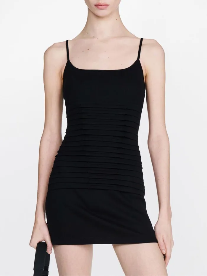 Dion Lee Dresses VENTRAL BONED RIB DRESS Black 8211 Shop