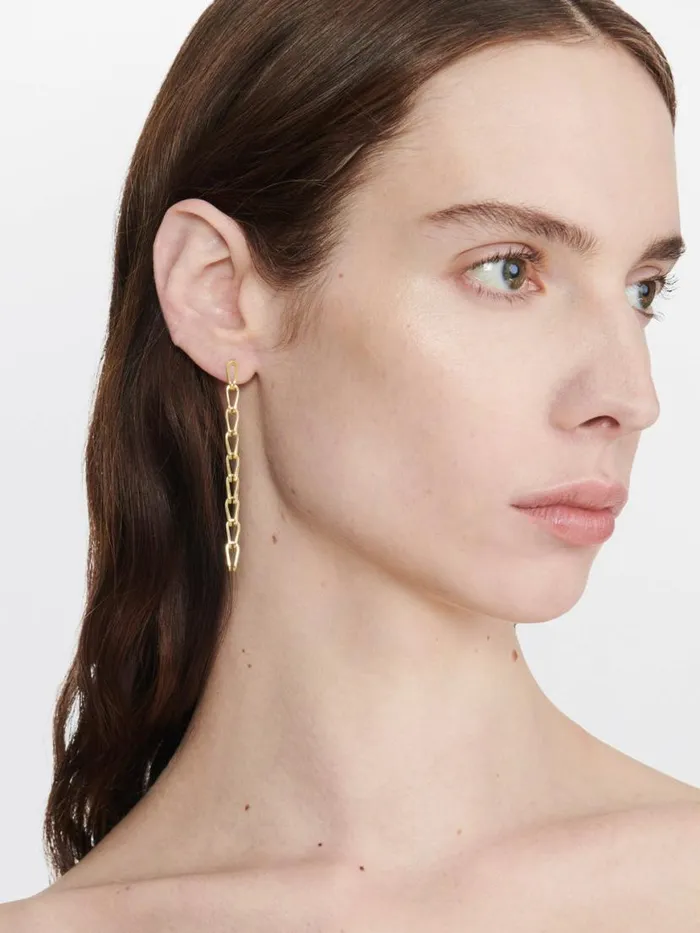 Dion Lee Jewellery CAGE DROP EARRING Gold 8211 Accessories