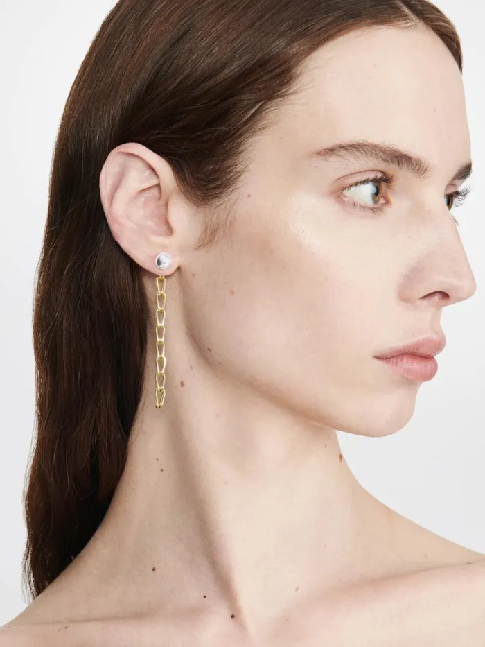 Dion Lee Jewellery CAGE DROP EARRING Gold 8211 Accessories