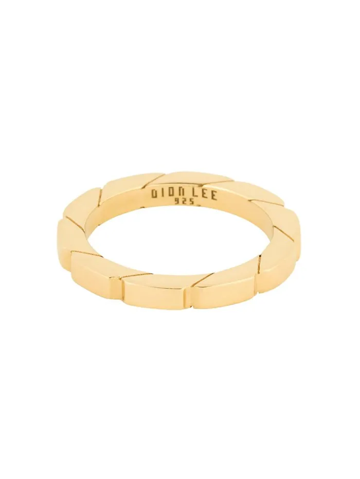 Dion Lee Jewellery FASTENER RING Gold 8211 Accessories