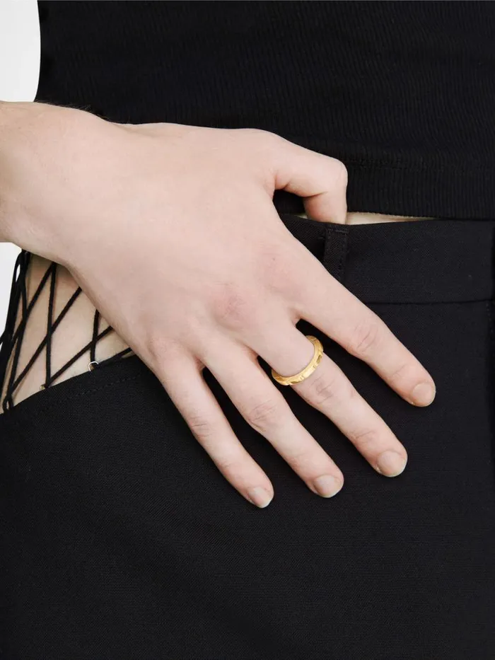 Dion Lee Jewellery FASTENER RING Gold 8211 Accessories