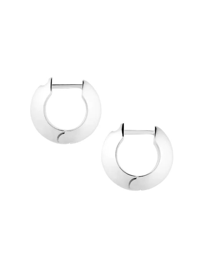 Dion Lee Jewellery TRIANGLE LARGE PROFILE HOOP EARRING Silver 8211 Accessories Dion Lee Jewellery TRIANGLE LARGE PROFILE HOOP EARRING Silver 8211 Accessories