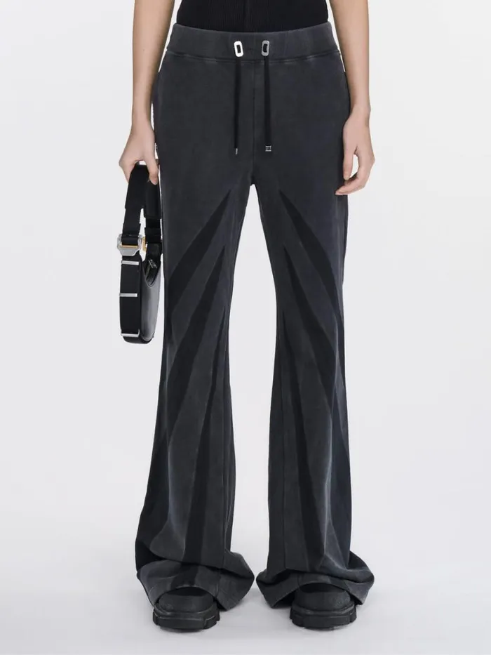 Dion Lee Pants DARTED TERRY PANT Washed Black 8211 UnisexShop