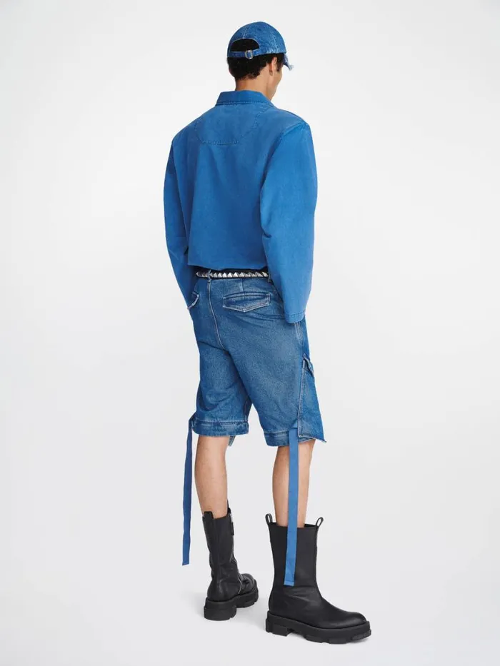 Dion Lee Pants DENIM PARACHUTE PANT American Blue 8211 UnisexShop