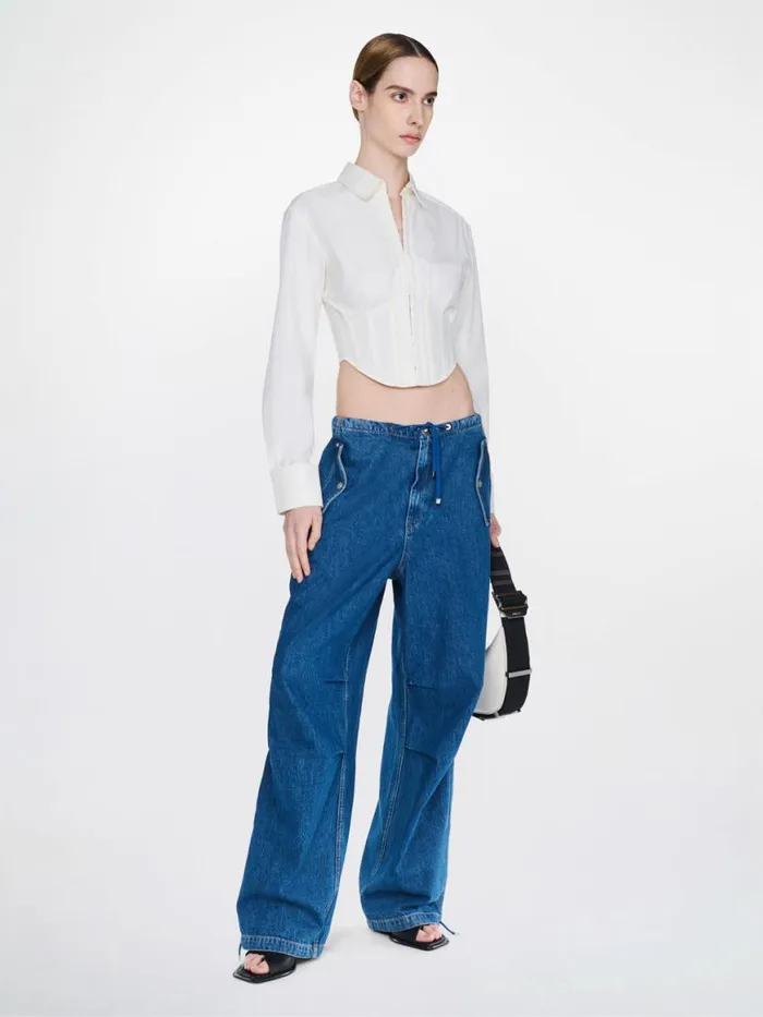 Dion Lee Pants PARACHUTE JEAN American Blue 8211 UnisexShop