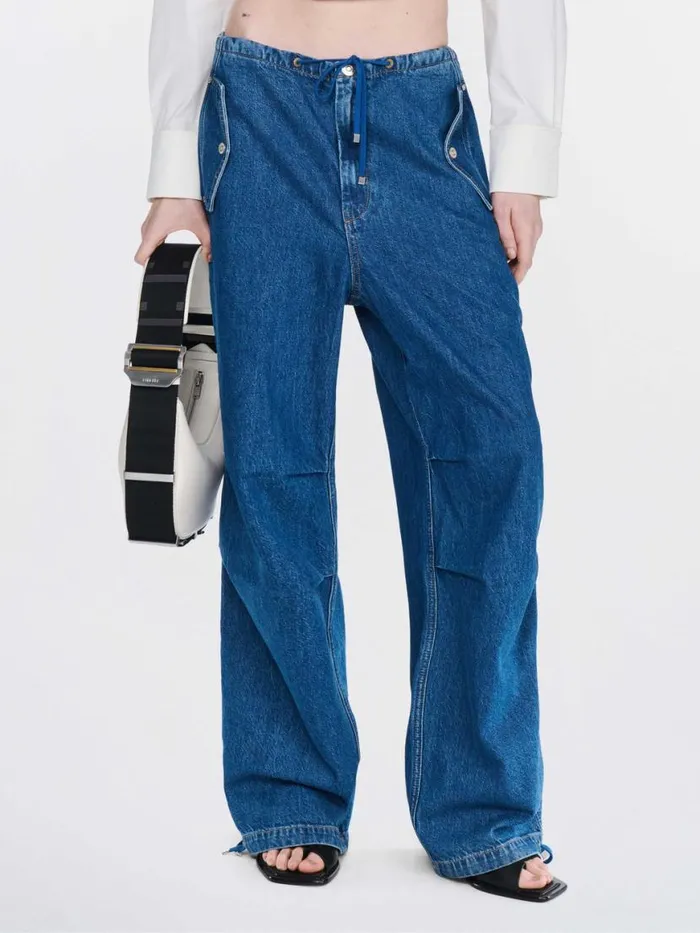 Dion Lee Pants PARACHUTE JEAN American Blue 8211 UnisexShop
