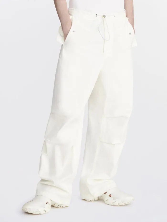 Dion Lee Pants TOGGLE PARACHUTE PANTS Ivory 8211 UnisexShop
