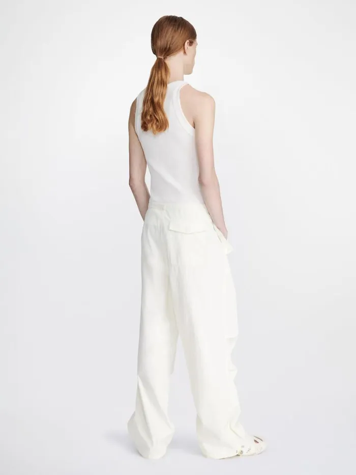 Dion Lee Pants TOGGLE PARACHUTE PANTS Ivory 8211 UnisexShop