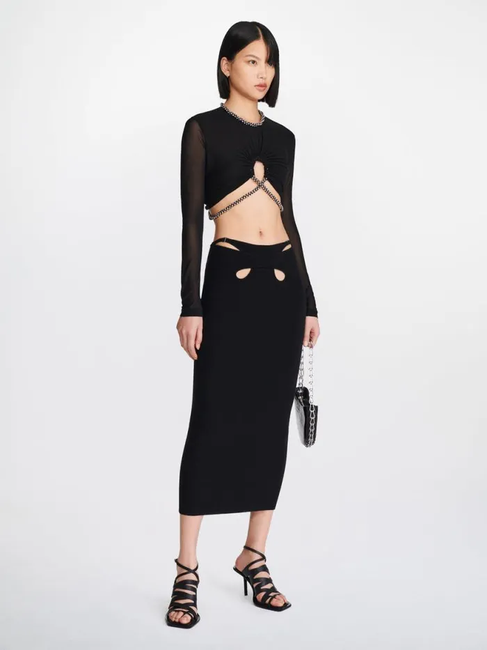 Dion Lee Skirts MOBIUS LOOP SKIRT Black 8211 Shop