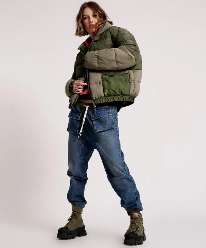 DIRTEE LOVE CAMO PUFFA JACKET Women One Teaspoon Jackets
