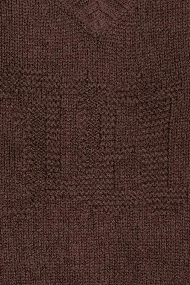 Distressed Knit Brown Women MISBHV Knitwear