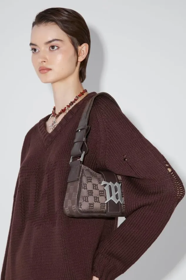 Distressed Knit Brown Women MISBHV Knitwear