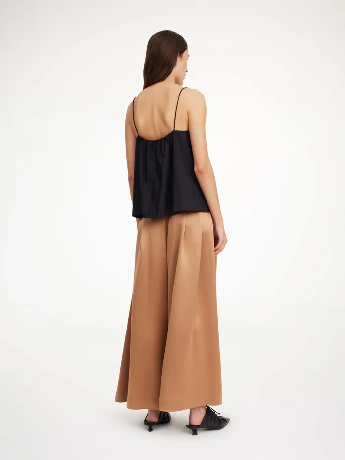 Dorite WideLeg Trousers Tobacco Brown Women By Malene Birger Trousers