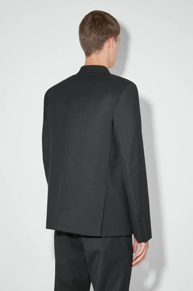 Double Breasted Blazer Black Men MISBHV Outerwear