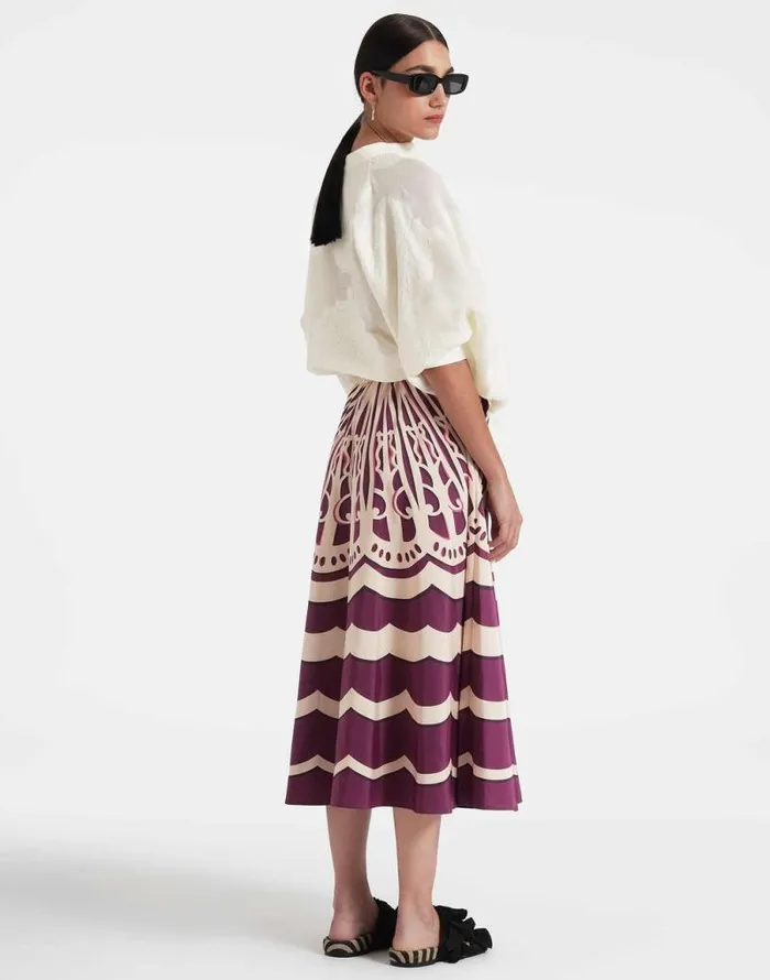 Drawstring Skirt Fans Place Purple Women La Double J Skirts Drawstring Skirt Fans Place Purple Women La Double J Skirts