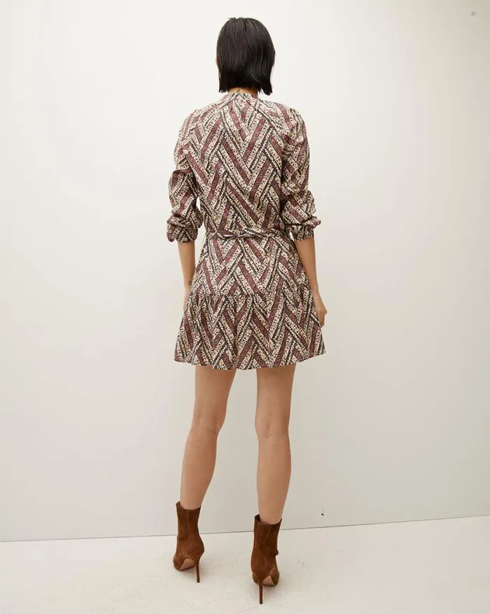 Dresses Shop Veronica Beard Georgia FloralPrinted Shirtdress Ecru Multi
