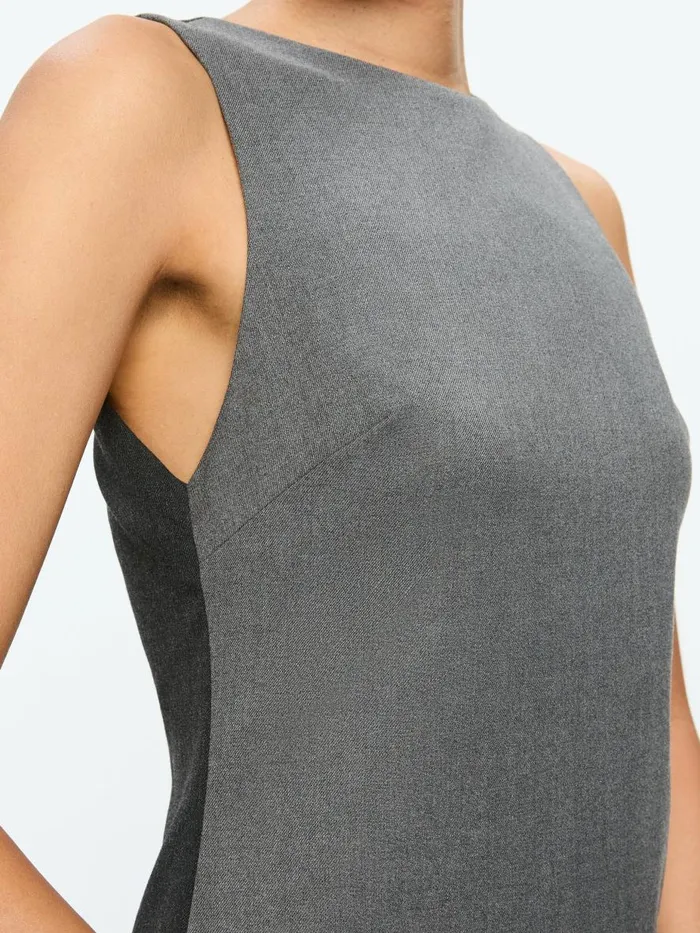 Dresses Women Alice Olivia COLEY COLORBLOCK SLIM SHIFT DRESS Shadow Greycharcoal Melange