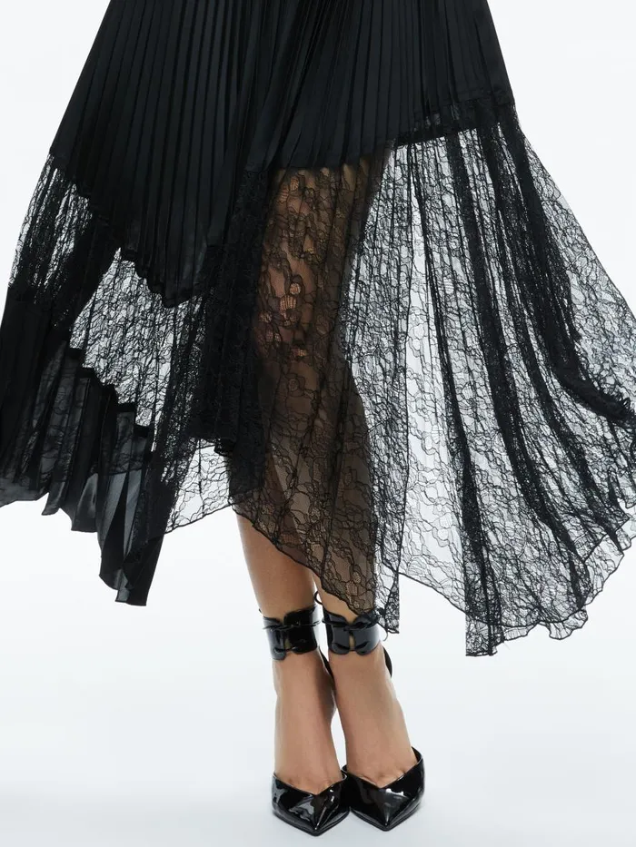 Dresses Women Alice Olivia HANNAH HALTER MAXI DRESS Black