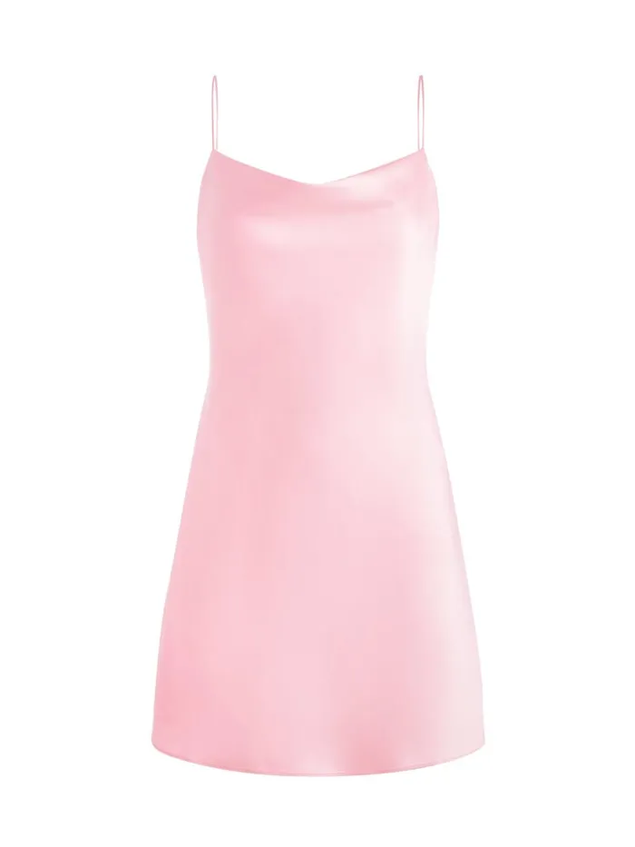 Dresses Women Alice Olivia HARMONY MINI SLIP DRESS Black