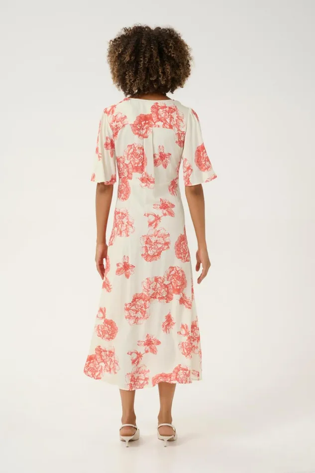 Dresses Women CULTURE CUalexa Dress Offwhitered Flower