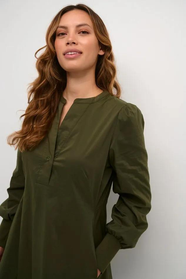 Dresses Women CULTURE CUantoinett Dress Burnt Olive