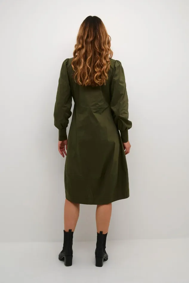Dresses Women CULTURE CUantoinett Dress Burnt Olive