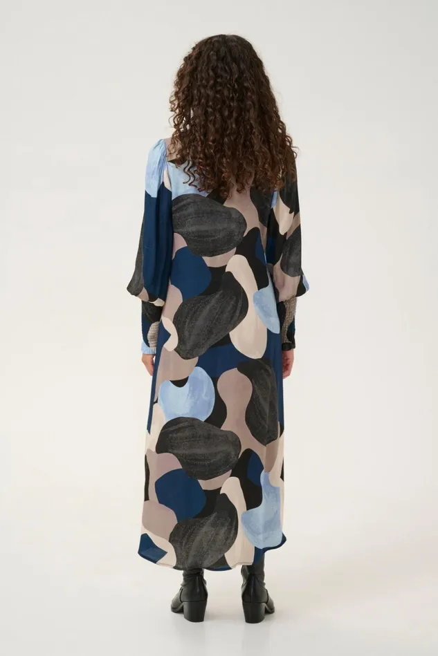 Dresses Women CULTURE CUdana Dress Blue Art