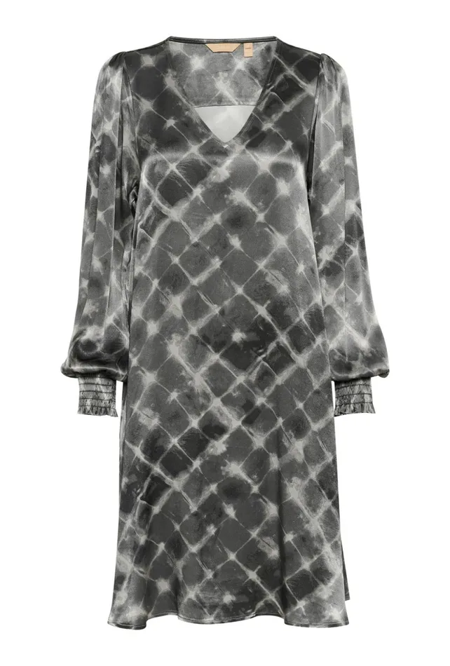 Dresses Women CULTURE CUjelly Dress Grey Squares