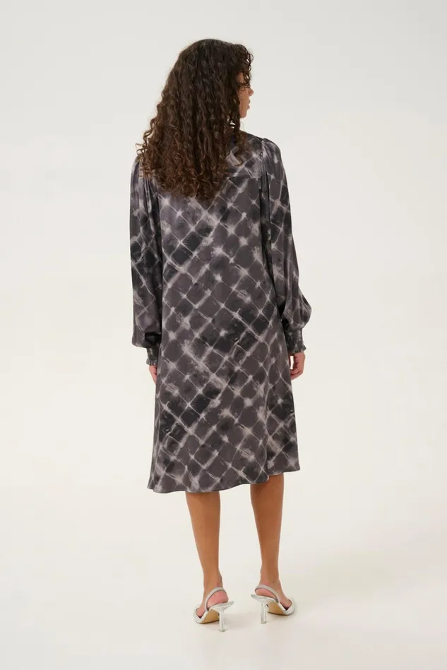 Dresses Women CULTURE CUjelly Dress Grey Squares