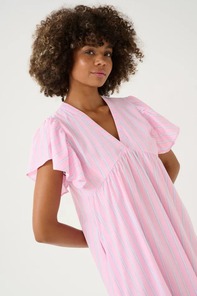 Dresses Women CULTURE CUvelo Dress Pink Stripe