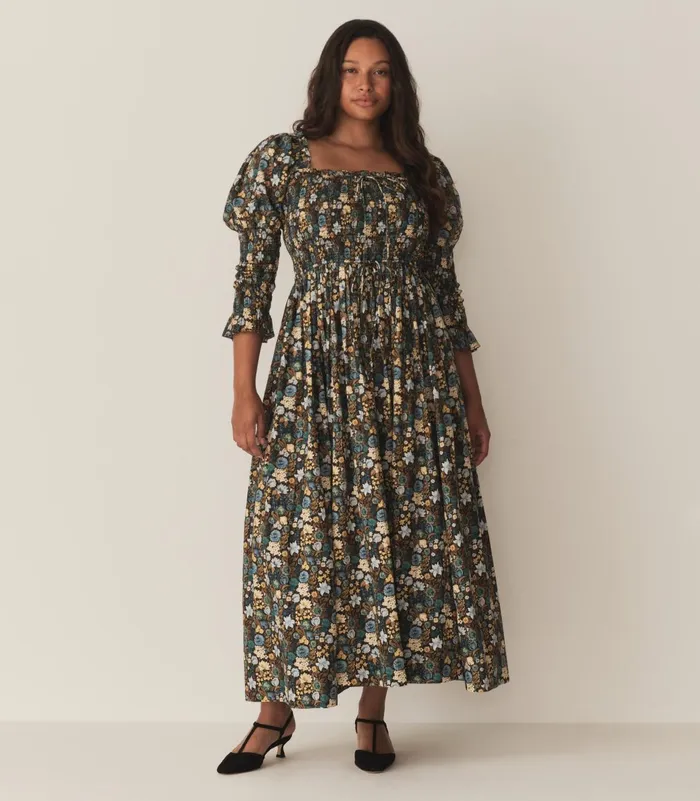 Dresses Women DEN Bijou Dress Bleu Arbor Floral